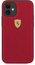 Etui plecki Ferrari On Track Perforated do Apple iPhone 12 mini Red (3700740479599) - obraz 1