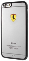 Etui plecki Ferrari Racing Shield do Apple iPhone 6/6S Transparent black (3700740375662) - obraz 1