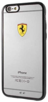 Панель Ferrari Racing Shield для Apple iPhone 6/6S Прозорий чорний (3700740375662) - зображення 1