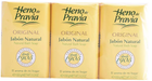 Zestaw Heno De Pravia Original Natural Soap 3 x 150 g (8410225005254) - obraz 1