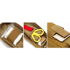 Тактическая медицинская поясная сумка аптечка песочная 3DTOYSLAMP - изображение 3