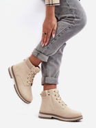Жіночі зимові черевики низькі Bimena 38 Бежеві (5905677938661) - зображення 3