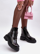 Жіночі черевики високі S.Barski MR870-53 40 Чорні (5905677937244) - зображення 4