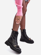 Жіночі черевики високі S.Barski MR870-68 37 Чорні (5905677936674) - зображення 3