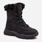 Жіночі зимові черевики високі Vittora 38 Чорні (5905677938241) - зображення 2