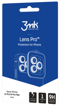 Szkło hartowane 3MK Lens Protection Pro na aparat iPhone 14 Pro/14 Pro Max z ramką montażową (5903108484077) - obraz 4