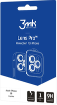 Szkło hartowane 3MK Lens Protection Pro na aparat iPhone 15 z ramką montażową (5903108528634) - obraz 4