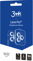 Szkło hartowane 3MK Lens Protection Pro na aparat iPhone 15 Pro Max z ramką montażową (5903108530064) - obraz 4