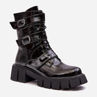 Жіночі зимові черевики високі S.Barski MR870-61 38 Чорні (5905677937169) - зображення 2