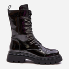 Жіночі зимові черевики високі S.Barski MR870-72 38 Черные (5905677936865) - зображення 1
