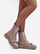 Жіночі зимові черевики високі S.Barski MR870-67 39 Бежеві (5905677936636) - зображення 5