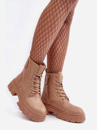 Жіночі зимові черевики високі Brenhile 40 Бежеві (5905677932980) - зображення 6