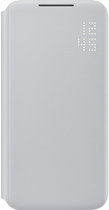 Etui z klapką Samsung LED View Cover do Galaxy S22 Light Gray (8806094000986) - obraz 1