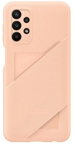 Etui plecki Samsung Card Slot Cover do Galaxy A23 5G Peach (8806094329148) - obraz 1