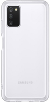 Etui plecki Samsung Soft Clear Cover do Galaxy A03s Transparent (8806092752986) - obraz 1