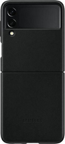 Etui z klapką Samsung Flap Leather Cover do Galaxy Z Flip 3 Black (8806092632974) - obraz 1