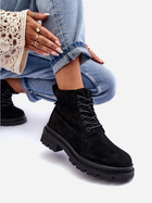 Жіночі зимові черевики високі Alden 36 Чорні (5905677918571) - зображення 6