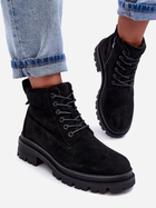 Жіночі зимові черевики високі Alden 38 Чорні (5905677918595) - зображення 4
