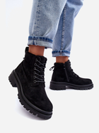 Жіночі зимові черевики високі Alden 38 Чорні (5905677918595) - зображення 5