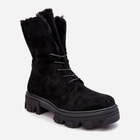 Жіночі зимові черевики високі Frendo 40 Чорні (5905677934007) - зображення 2