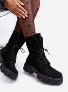 Жіночі зимові черевики високі Frendo 36 Чорні (5905677933963) - зображення 5