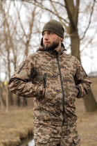 Військова Куртка Undolini Soft Shell Піксель ЗСУ 52 - зображення 5