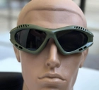 Тактическая маска - очки Tactic баллистическая маска revision защитные очки со сменными линзами Олива (tac-mask-olive) - изображение 4