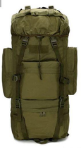 Большой тактический, армейский рюкзак с дождевиком 65L Combat Хаки - изображение 2