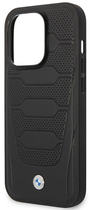Панель BMW Leather Seats Pattern MagSafe для Apple iPhone 14 Pro Чорний (3666339089160) - зображення 3