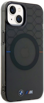 Etui plecki BMW MagSafe Pattern do Apple iPhone 14 Grey (3666339122188) - obraz 1