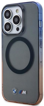 Etui plecki BMW MagSafe Gradient Bumper do Apple iPhone 14 Pro Max Grey (3666339122133) - obraz 1