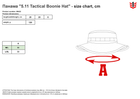 Панама тактическая 5.11 Tactical MultiCam Boonie Hat 89076 L/XL Multicam (2000980413102) - изображение 4