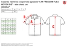 Рубашка тактическая 5.11 Tactical Freedom Flex Woven S/S 71340-787 2XL Peacoat (2000980515332) - изображение 3