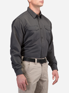 Рубашка тактическая 5.11 Tactical Fast-Tac Long Sleeve Shirt 72479-018 S Charcoal (2000980528523) - изображение 3