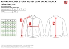 Куртка флисовая тактическая MIL-TEC Sturm USAF Jacket Dark Coyote 10430019 3XL DARK COYOTE (2000980499939) - изображение 10