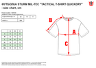 Футболка MIL-TEC Sturm Tactical T-Shirt QuickDry 11081003 M Dark Navy (2000980530762) - зображення 7
