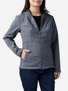 Тактична куртка 5.11 Tactical Women'S Leone Softshell Jacket 38084-545 L Turbulence (2000980558124) - зображення 4