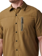 Тактическая рубашка 5.11 Tactical Marksman Utility Short Sleeve Shirt 71215-206 XL Field green (2000980565177) - изображение 3