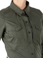 Тактична сорочка 5.11 Tactical Women’S Stryke Long Sleeve Shirt 62404-190 S Tdu Green (2000980564804) - зображення 5