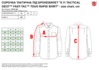Тактична сорочка 5.11 Tactical Geo7 Fast-Tac Tdu Rapid Shirt 72488G7-865 XS Terrain (2000980578375) - зображення 7