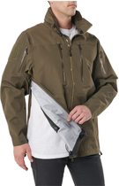 Куртка тактическая влагозащитная 5.11 Tactical Approach Jacket 48331-192 2XL Tundra (2000980456338) - изображение 4