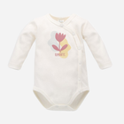 Боді для малюка Pinokio Romantic Buttoned Bodysuit 62 см Ecru (5901033287978) - зображення 1