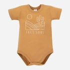 Body dla dziecka Pinokio Free Soul Shortsleeve Buttoned Bodysuit 74-76 cm Yellow (5901033284946) - obraz 1