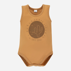 Body dla dziecka Pinokio Free Soul Sleeveless Bodysuit 80 cm Yellow (5901033285073) - obraz 1