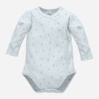 Body dla dzieci Pinokio Hello Buttoned Longsleeve Bodysuit 62 cm Blue (5901033291159) - obraz 1