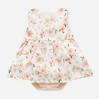 Body-sukienka Pinokio Summer Garden Dress Bodysuit Sleeveless 56 cm Ecru (5901033302084) - obraz 1