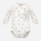 Боді для малюка Pinokio Lilian Bodysuit Buttoned Longsleeve 56 см Ecru (5901033305481) - зображення 1