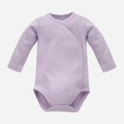 Боді для малюка Pinokio Lilian Bodysuit Buttoned Longsleeve 74-76 см Violet (5901033305559) - зображення 1