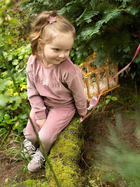Spodnie dziecięce dla dziewczynki na gumce Pinokio Magic Vibes Pants 86 cm Różowe (5901033296758) - obraz 2