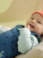Демісезонна шапка дитяча Pinokio Orange Flip Bonnet 49-50 см Orange (5901033307683) - зображення 3